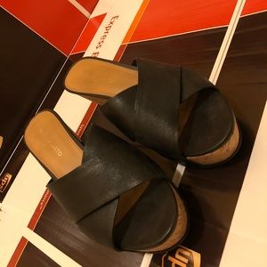 Franco Sarto Cork Wedge Heel